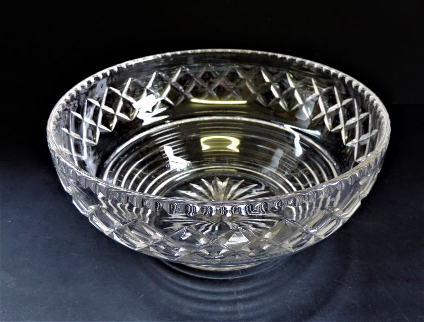 Art Deco Stuart Crystal Fruit Bowl Circa 1930's Acid Etch Mark. A fine quality Stuart Crystal - Bild 2 aus 4