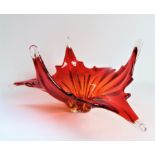 Vintage Muarno Freeform Biomorphic Centrepiece. A Spectacular centre piece bowl from Murano circa