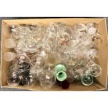 A box of glassware.