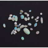 A quantity of unmounted opals.