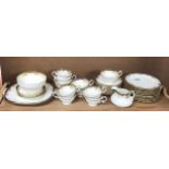 An extensive Hammersley Edwardian porcelain tea set.