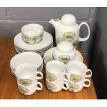 A 1970's German porcelain coffee set.