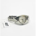 A vintage ladies' Seiko stainless steel wristwatch.