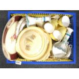 A box of good mixed china items.