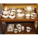 A quantity of Royal Albert 'old country roses' tea china, mostly first quality.
