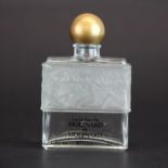 A frosted crystal perfume for Molinard by Lalique, H. 8.5cm. Jean Rich collection.