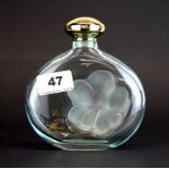 A Nina Ricci Paris perfume bottle 'Eau De Fleurs' by Lalique, H. 14cm. Jean Rich collection.