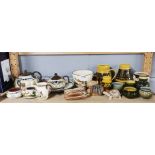 A quantity of collectors pottery items.