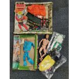 An early talking Action Man and accessories.