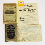 A small group of early maps and ephemera relating to the river Thames.