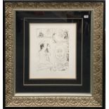 Pablo Picasso (1881 -1973 Spanish) Artist signed limited edition 13/50 dry point etching titled