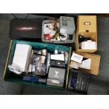 A large quantity of 'build your own computer' parts. (Green crate not included)