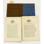 A copy of the Royal Marines by Lord Latimer together with parliamentary papers on the British Army