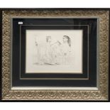 Pablo Picasso (1881 -1973 Spanish) Artist signed limited edition 23/50 dry point etching titled