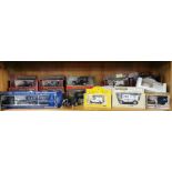 A quantity of boxed die cast model vehicles.