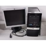 A HP Pro 3135MT desktop tower serial no. CZC1079J59, side casing detached but re-attachable,