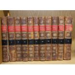 11 leather bound volumes of 12 of the works of Samuel Johnson new edition c. 1792. volume 10