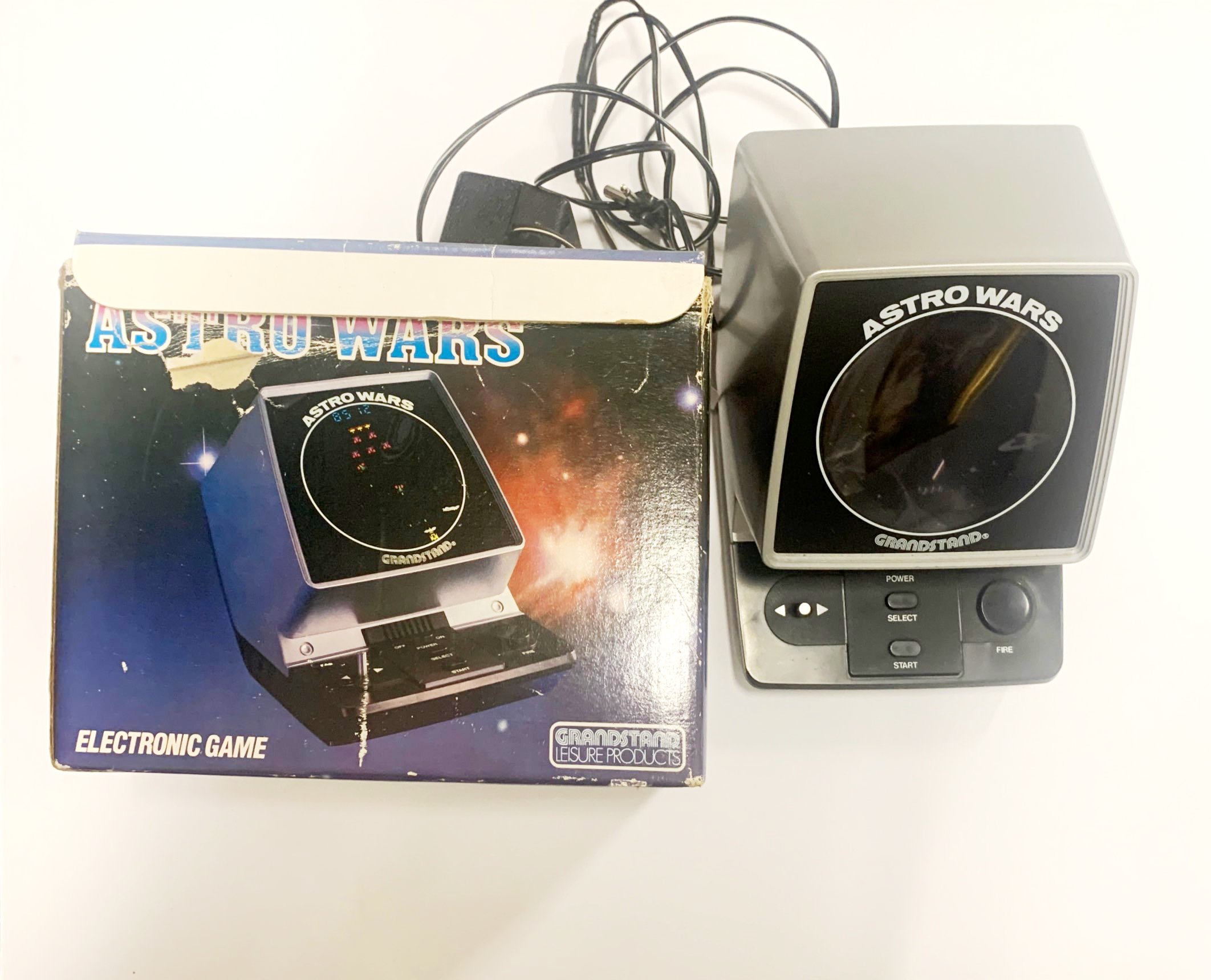 A boxed Astro Wars game.