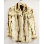 A vintage mink jacket.