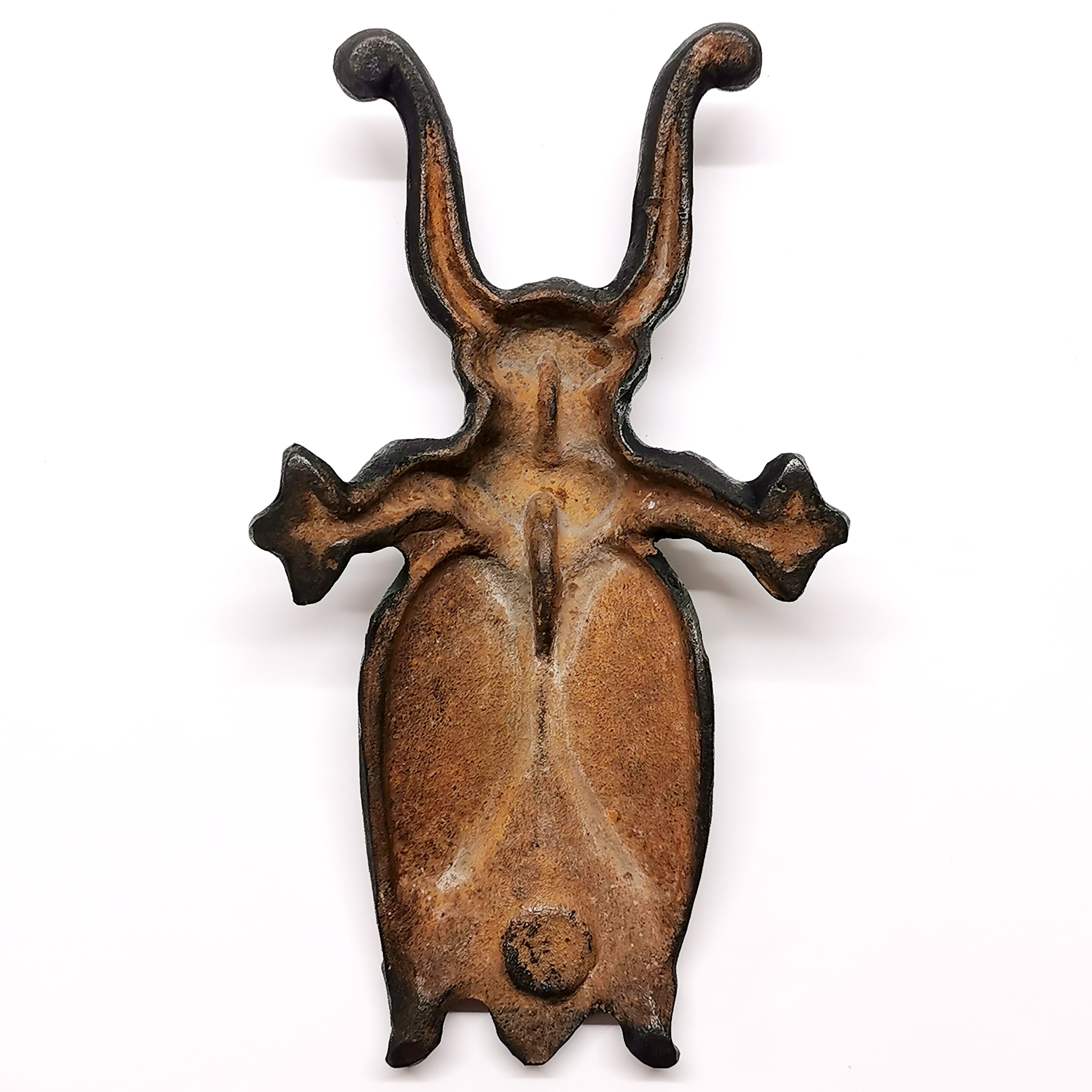 A 19th century cast iron 'beetle' bootjack, L. 26cm. Prov. Estate of the late Dr. James (Jim) - Image 4 of 4