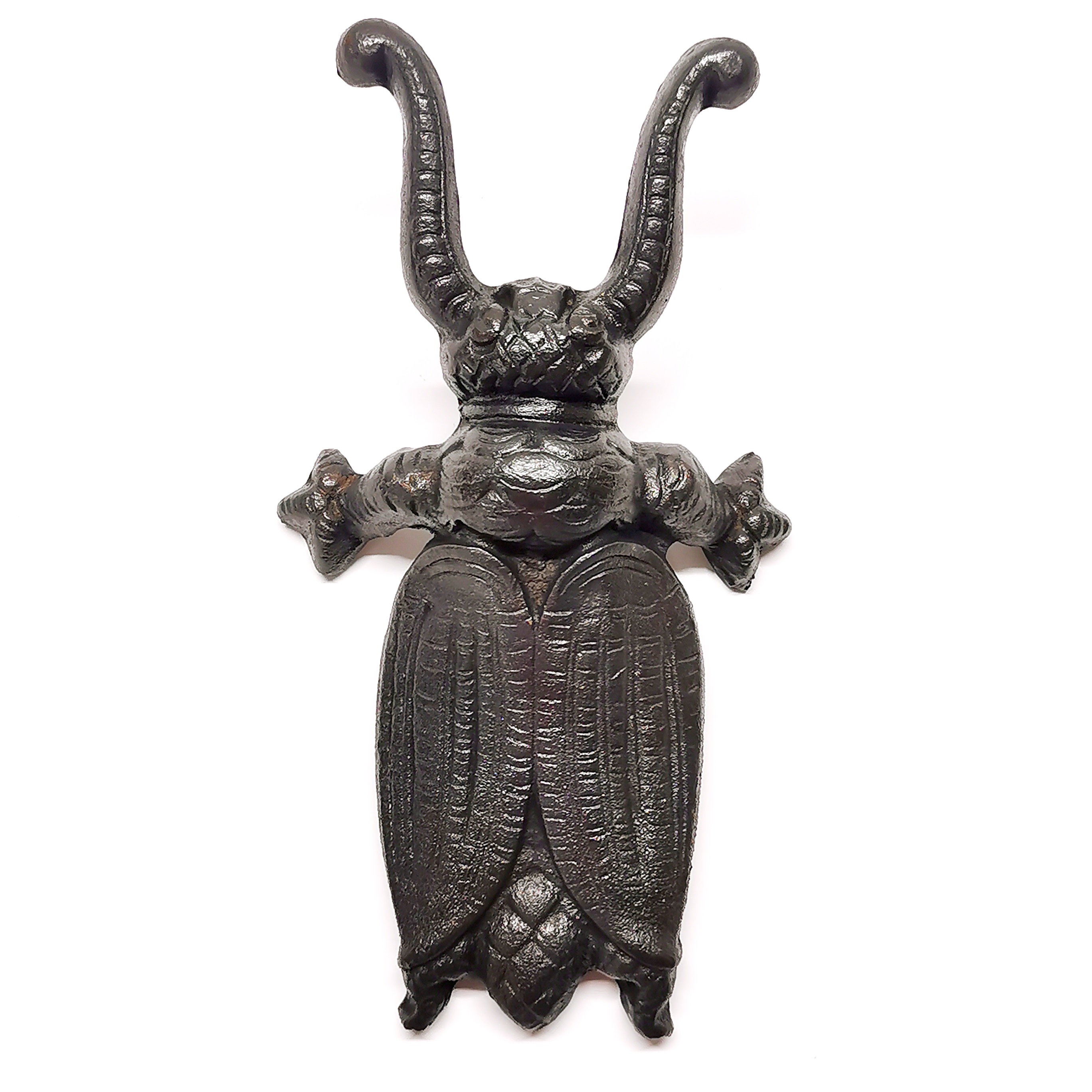 A 19th century cast iron 'beetle' bootjack, L. 26cm. Prov. Estate of the late Dr. James (Jim) - Image 3 of 4