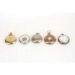 A quantity of mixed pocket watches and ladies' gemstone set wristwatches.