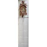 A Black Forest cuckoo clock, H. 60cm.