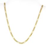 A hallmarked 9ct yellow gold chain, L. 50cm.