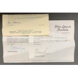 Autograph interest: Two letters from 1979 signed Dame Vera Lynn.