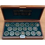A 2008 boxed set of ancient Silk Road coins, all genuine coins of the period.