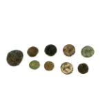 A quantity of mixed antique Roman Empire coins.