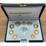 A boxed set of 2007 Vatican proof coins.