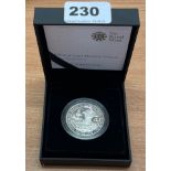 A 2009 History of the Royal Navy Nelson £5 silver coin.