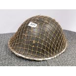 A military helmet.