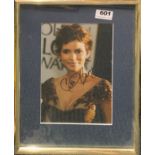 Autograph interest: A framed signed autograph photograph of Halle Berry.