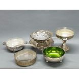 A group of good Art Deco and other silver plated items.