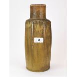 An unusual Royal Doulton stoneware vase, H. 30cm.