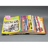 A quantity of vintage road bike magazines.