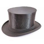 A lovely vintage collapsible opera top hat.