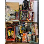 A quantity of Scalextric racing cars, together with Scalextric catalogues etc.
