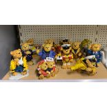 A collection of RNLI bear figures, H. 12cm.