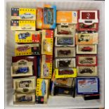 A large quantity of Vanguards and other die cast model vehicles.