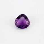 A large unmounted natural amethyst, approx. 32.91ct.