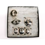 A small group of four Siam silver items.