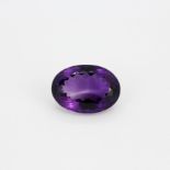 A large unmounted natural amethyst, approx. 46.08ct.