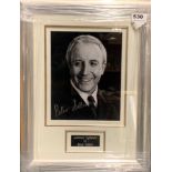 Autograph interest: A framed signed photograph of Peter Sellers, frame size 36 x 46cm.