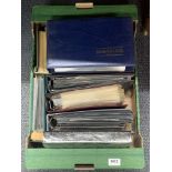 An extensive quantity of first day cover stamp albums.