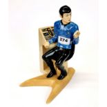 A Kevin Francis ceramics figure of Star Trek character 'Spock' by John Michael, H. 24cm. Non