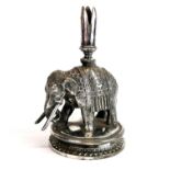 A 19th century silver plated carapaconne metal pen holder by William Wheatcroft Harrison after a