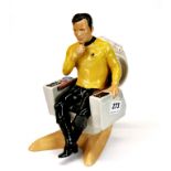 A Kevin Francis ceramics figure of limited edition 94/750 Star Trek character 'Captain James T Kirk'